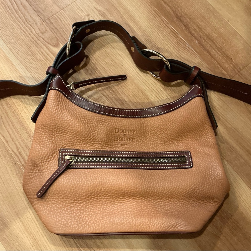 Dooney & Bourke Brown Leather Hobo Bag
